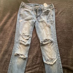 hollister lowrise jeans size 0